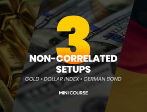 3 Non-Correlated Setups (Gold, Dollar Index German Bond)