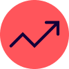 Trend Following Icon