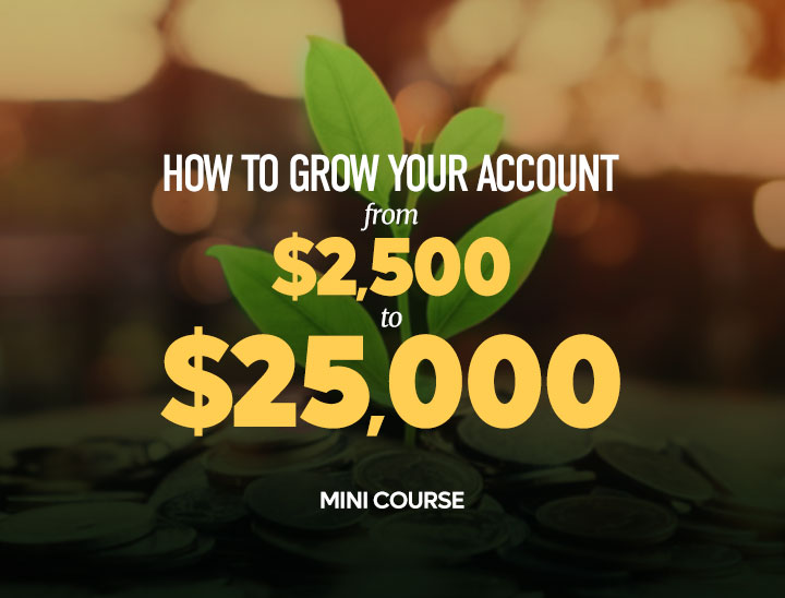 How To Grow Your Account From $2,500 to $25K MINI COURSE